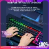 Bàn phím nút tròn giả cơ LED nhiều màu có dây VTTG100 Panstan Shipadoo Divipard 5
