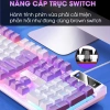 Bàn phím SIDOTECH K500 giả cơ LED RGB full 104 key, chống nước, cho laptop PC - 239.000 VND 2