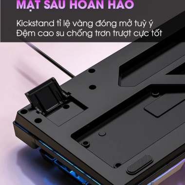 Bàn phím SIDOTECH K500 giả cơ LED RGB full 104 key, chống nước, cho laptop PC - 239.000 VND 5 Bàn phím SIDOTECH K500 giả cơ LED RGB full 104 key, chống nước, cho laptop PC - 239.000 VND 5