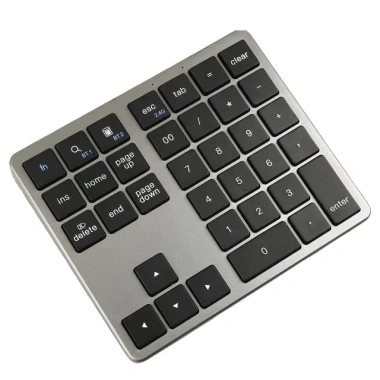 Bàn phím số Bluetooth 2.4G siêu mỏng, không dây, sạc lại USB - Tương thích Windows, iOS, Android 7