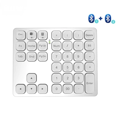 Bàn Phím Số Bluetooth 36 Phím Siêu Mỏng Không Dây Sạc Lại Tương Thích Laptop iPad - 321.860₫