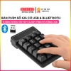 Bàn phím số Bluetooth 4.0 giả cơ mini, USB 2.4G có dây - Dành cho kế toán & game thủ