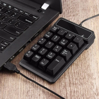 Bàn phím số Bluetooth 4.0 giả cơ mini, USB 2.4G có dây - Dành cho kế toán & game thủ