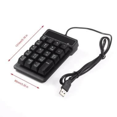 Bàn phím số Bluetooth 4.0 giả cơ mini, USB 2.4G có dây - Dành cho kế toán & game thủ