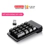 Bàn phím số Bluetooth 4.0 giả cơ mini, USB 2.4G có dây - Dành cho kế toán & game thủ 8