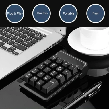 Bàn phím số Bluetooth JIGK mini 19 phím 2.4GHz USB - Giá chỉ 141.790₫ 8
