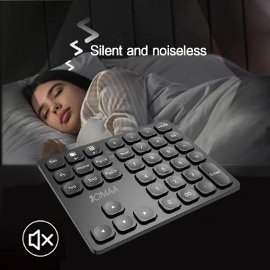 Bàn phím số Bluetooth JOMAA không dây, sạc lại, silent, tương thích iPad, Laptop Windows iOS - Giá ưu đãi 347.269 VND 6