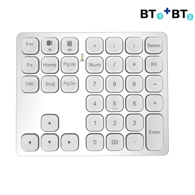Bàn phím số Bluetooth JOMAA không dây, sạc lại, silent, tương thích iPad, Laptop Windows iOS - Giá ưu đãi 347.269 VND 8