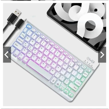 Bàn phím và chuột Bluetooth không dây LED, tương thích laptop, iPad, điện thoại – 94.050₫