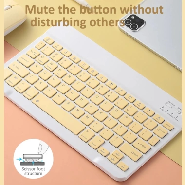 Bàn phím và chuột không dây Bluetooth cho Samsung Galaxy Tab A7 10.4, S6 Lite, S7 Plus - Giá chỉ 236.763₫ 3