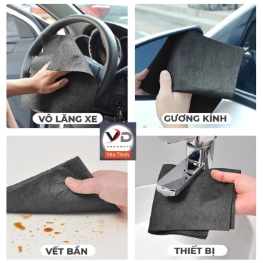 Bán sỉ 10 khăn lau đa năng Hàn Quốc - Vải siêu sạch không để lại vết, 25.000đ 2