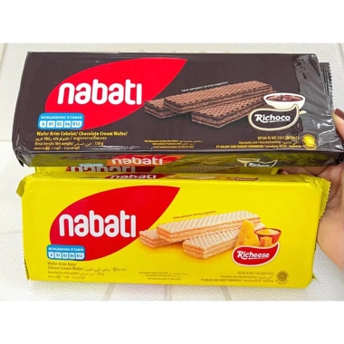 Bán Sỉ Bánh Xốp Nabati Socola Phô Mai 24 Túi 110g - Giá 250k, Thơm Ngon, Đồ Ăn Vặt Tết