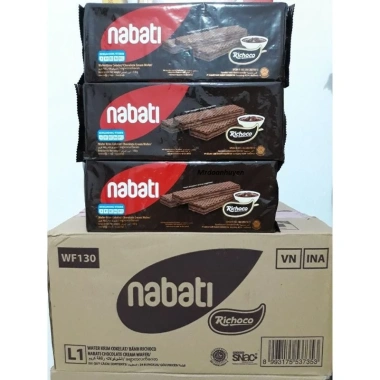 Bán Sỉ Bánh Xốp Nabati Socola Phô Mai 24 Túi 110g - Giá 250k, Thơm Ngon, Đồ Ăn Vặt Tết