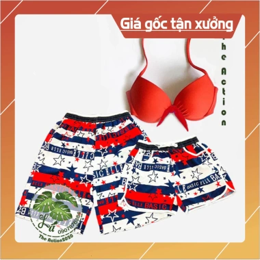 BÁN SỈ Bộ đồ đôi đi biển gia đình Summer THE ACTION Quà Tặng Độc Đáo 299.000đ 3