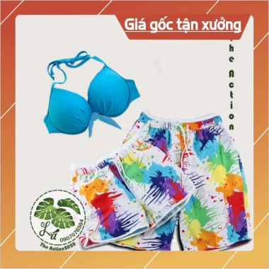 BÁN SỈ Bộ đồ đôi đi biển gia đình Summer THE ACTION Quà Tặng Độc Đáo 299.000đ 4