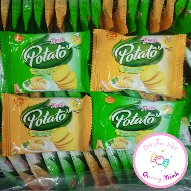 Bán sỉ cả thùng 4kg bánh quy cân Minh Phát 4 vị: potato, song hỉ, mặt trời, dưa hấu - Giá 205k 8