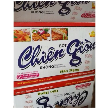 Bán sỉ Thùng 10kg Bột Chiên Giòn Tuấn Phương – Phồng giòn xốp, Giá chỉ 140.000đ 2
