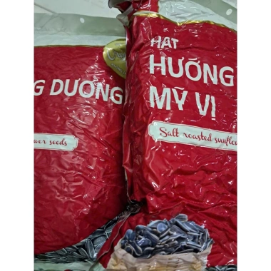Bán sỉ túi 450g hạt hướng dương đen rang sẵn, giòn bùi thơm ngon - Đồ ăn vặt Tết hot, chỉ 50.000 3