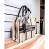 Bán sỉ Túi Tote Nữ Công Sở Nền Kem Size 36‑41cm (To Nhất) + Khăn Loại 1 – Hình Thật 109k