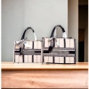 Bán sỉ Túi Tote Nữ Công Sở Nền Kem Size 36‑41cm (To Nhất) + Khăn Loại 1 – Hình Thật 109k 3