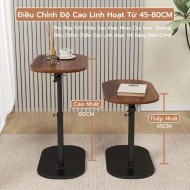 Bàn Sofa CMB21 - Bàn Đầu Giường, Bàn Laptop Điều Chỉnh Cao, Giá 165.000₫ 3 Bàn Sofa CMB21 - Bàn Đầu Giường, Bàn Laptop Điều Chỉnh Cao, Giá 165.000₫ 3