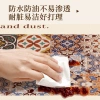 Bàn Thảm Retro IBGZ Chống Thấm Nước, Dầu, Cháy, Ánh Sáng Sang Trọng Da Cà Phê