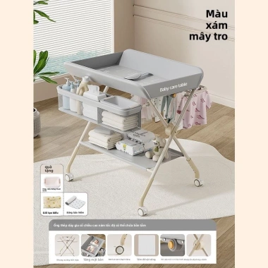 Bàn thay tã đa chức năng gập gọn, giường trẻ em di động, bàn tắm cho sơ sinh 1.015.000₫ 10
