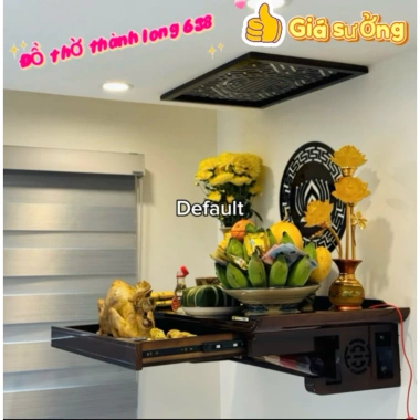 Bàn Thờ Treo Gỗ Sồi NGA - Thiết Kế Sang Trọng, Độ Bền Cao, Giá Gốc 768.800, Giảm Đến 620.000