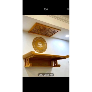 Bàn Thờ Treo Gỗ Sồi NGA - Thiết Kế Sang Trọng, Độ Bền Cao, Giá Gốc 768.800, Giảm Đến 620.000