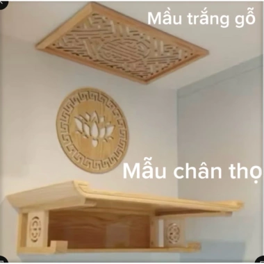 Bàn Thờ Treo Gỗ Sồi NGA - Thiết Kế Sang Trọng, Độ Bền Cao, Giá Gốc 768.800, Giảm Đến 620.000