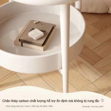 Bàn Trà Cà Phê Nhỏ Hiện Đại Phòng Khách Sofa, Bánh Xe Di Động, Tháo Rời, Giá Ưu Đãi 80,359 VND 7