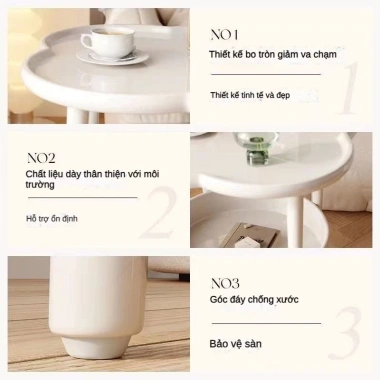 Bàn Trà Cà Phê Nhỏ Hiện Đại Phòng Khách Sofa, Bánh Xe Di Động, Tháo Rời, Giá Ưu Đãi 80,359 VND 8
