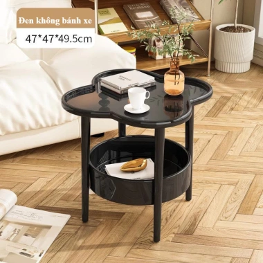 Bàn Trà Cà Phê Nhỏ Hiện Đại Phòng Khách Sofa, Bánh Xe Di Động, Tháo Rời, Giá Ưu Đãi 80,359 VND 9