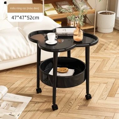Bàn Trà Cà Phê Nhỏ Hiện Đại Phòng Khách Sofa, Bánh Xe Di Động, Tháo Rời, Giá Ưu Đãi 80,359 VND 14