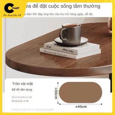 Bàn Trà Di Động Cạnh Sofa CMB07 Nhỏ Gọn Dễ Di Chuyển Thích Hợp Ban Công Giá 115k 7