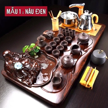 Bàn trà điện gỗ thông minh đa năng tự động, phật di lặc 114, ôm hồ lô phun nước, quà pha lê thủy tinh - 3.189.000đ 10 Bàn trà điện gỗ thông minh đa năng tự động, phật di lặc 114, ôm hồ lô phun nước, quà pha lê thủy tinh - 3.189.000đ 10