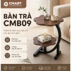 Bàn Trà Hình Cánh Hoa Nhỏ Di Động CMB09 - Phù hợp cho đầu giường, ghế sofa, giá ưu đãi 165.000₫