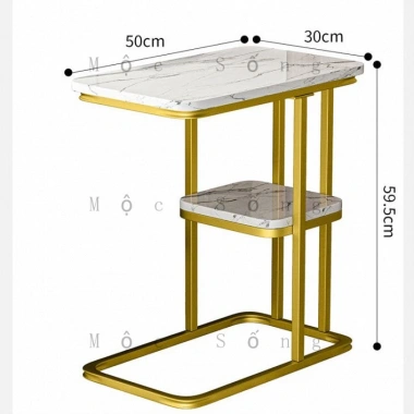 Bàn Trà Mini Đa Năng Sắt HDF - Hiện Đại 4 Màu, Dễ Lắp Ráp và Vệ Sinh, Giá 560k 9