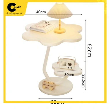 Bàn Trà Nhỏ Cánh Hoa CMB20 - Bàn Cà Phê Di Động Đầu Giường Ghế Sofa, Giá 219.000đ 6