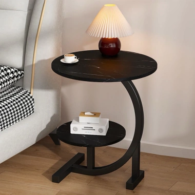 Bàn Trà Nhỏ Cong Mặt Vân Đá CMB03 - Bàn Sofa, Ban Công, Phòng Ngủ - 112.700₫ 4