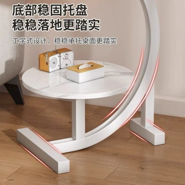 Bàn Trà Nhỏ Cong Mặt Vân Đá CMB03 - Bàn Sofa, Ban Công, Phòng Ngủ - 112.700₫ 7