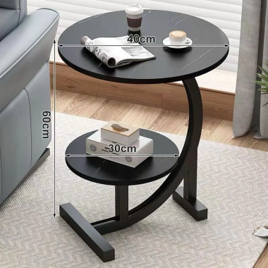 Bàn Trà Nhỏ Cong Mặt Vân Đá CMB03 - Bàn Sofa, Ban Công, Phòng Ngủ - 112.700₫ 14
