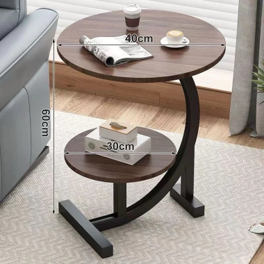 Bàn Trà Nhỏ Cong Mặt Vân Đá CMB03 - Bàn Sofa, Ban Công, Phòng Ngủ - 112.700₫ 15