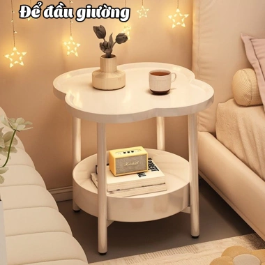 Bàn Trà Nhựa Hình Cỏ 4 Lá Nhỏ Gọn - Phòng Khách, Đầu Giường - Giảm Giá 138k
