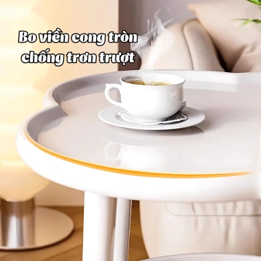 Bàn Trà Nhựa Hình Cỏ 4 Lá Nhỏ Gọn - Phòng Khách, Đầu Giường - Giảm Giá 138k