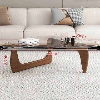 Bàn Trà Sang Trọng Kiểu Ý - Kính Cường Lực 8mm, Ván Cao Cấp, Giá ưu đãi 1.328.000 VND 10