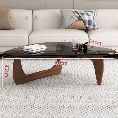 Bàn Trà Sang Trọng Kiểu Ý - Kính Cường Lực 8mm, Ván Cao Cấp, Giá ưu đãi 1.328.000 VND 11