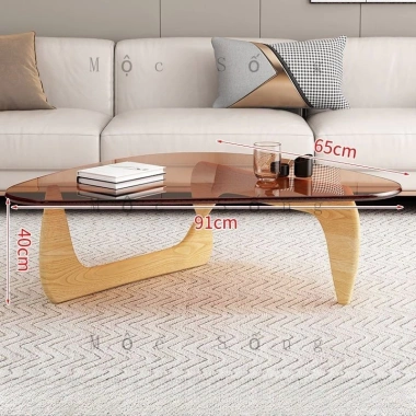Bàn Trà Sang Trọng Kiểu Ý - Kính Cường Lực 8mm, Ván Cao Cấp, Giá ưu đãi 1.328.000 VND 16