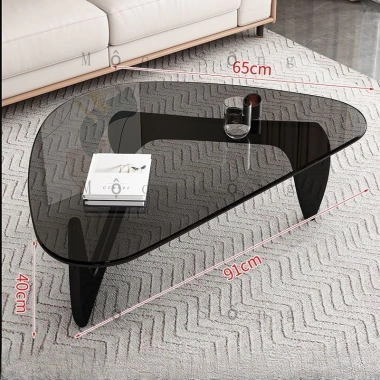 Bàn Trà Sang Trọng Kiểu Ý - Kính Cường Lực 8mm, Ván Cao Cấp, Giá ưu đãi 1.328.000 VND 17