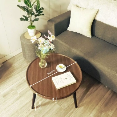 Bàn Trà Sofa, Bàn Cafe Decor Gỗ Chống Nước – Nhiều Kích Cỡ, Cao 42cm, Giá chỉ 380.000₫ (Giảm từ 494.000₫)